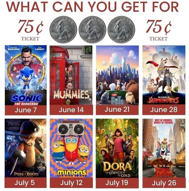 All movies coming sales out in 2019